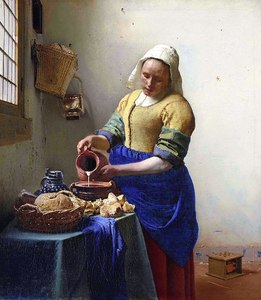 Johannes vermeer   de melkmeid