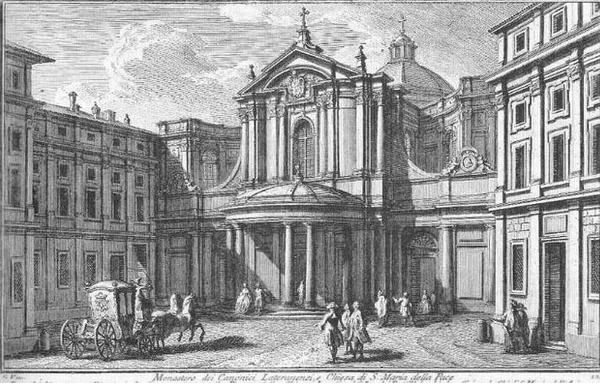 S. maria della pace   plate 121   giuseppe vasi