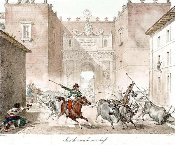 Thomas buffalo market in porta del popolo