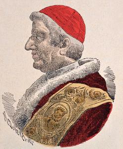 Italian school   portrait of the pope gregoire xvi 