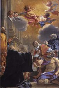 Simon vouet   saint merry %28or saint mederic%29 eveque de paris %287th century%29 delivating the pris   %28meisterdrucke 982595%29