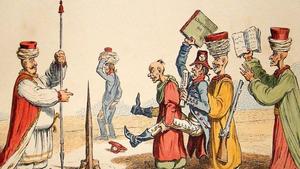 James gillray 1851 hc caricature. theologie a la turque la caricatura1830