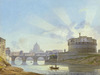 A brullov   vue du chateau saint ange   1826