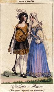 Italian school   giulia grisi and schutz interpreting romeo and juliet in i capuleti e i montecch