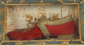 Pius vi pontifical slipper