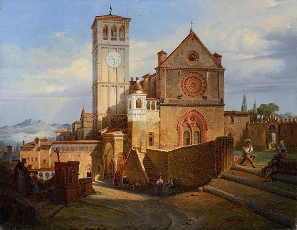 Basilica di san francesco  assisi 1836