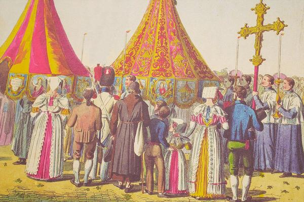 La solenne processione del corpus domini