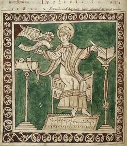 Gregory the great with the holy spirit