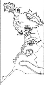 Siege of gaeta 1806 map